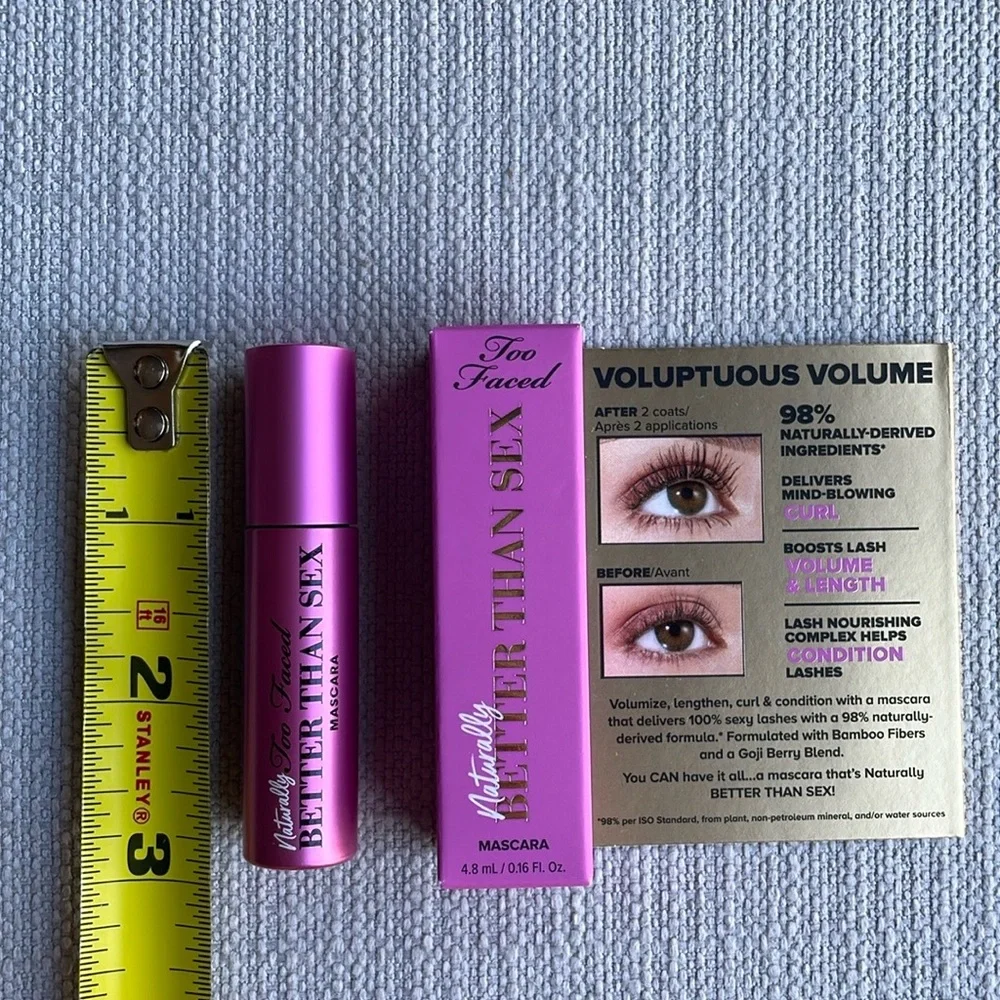 Too faced NATURALLY better than sex mascara travel sized